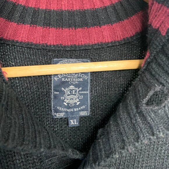 Kensington Eastside Mens Quarter- Button Down Sweater - Picture 4 of 12